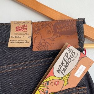 Canadian made salvedge Denim.